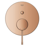 24058da1 concealed mixer with diverter essence glossy rose gold grohe