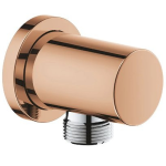 27057da0 shower outlet elbow bau glossy rose gold grohe