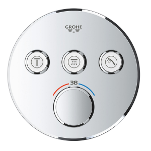 29121000 round concealed mixer grohtherm smartcontrol chrome grohe