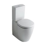 Ideal Standard Connect flush-mount toilet with shower, including saddle