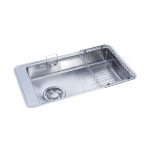 Koni New Ultra Stainless Steel Kitchen Sink is partially below the surface