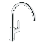 Bow Edge Chrome Grohe kitchen mixer