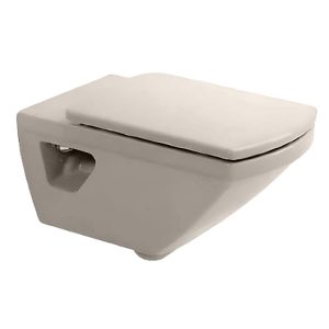 Duravit Caro suspended toilet 62 x 36 cm Pergamon