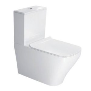 Duravit toilet bowl, white, oval, 63*37 cm, Duravit