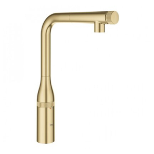 Essence Smart Control kitchen mixer, matte golden shade, Grohe