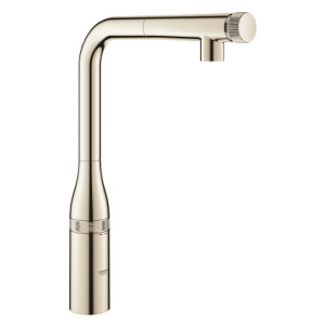 Essence Smart Control kitchen mixer, shiny nickel puller, Grohe