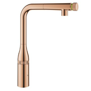 Essence Smart Control kitchen mixer, shiny rose gold shade, Grohe