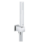 Euphoria Cube shower head with Grohe Chrome outlet