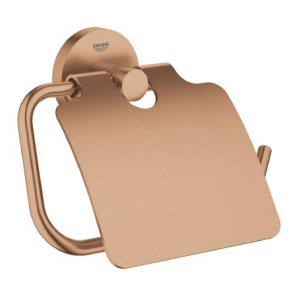 Grohe Essential Rose Gold Matte Tissue Holder with Cover