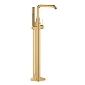 Grohe shiny gold Essence floor bathtub mixer