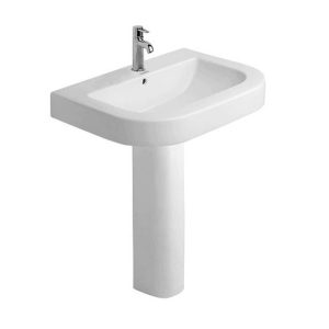 Happy Day white oval basin, 65*52 cm, Duravit