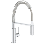 High jet kitchen mixer with Grohe chrome handle