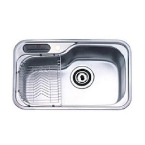 Koni Luxury Stainless Steel Kitchen Sink is partially below the surface