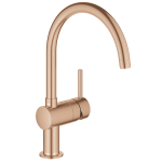 Minta Rose Gold Matte Grohe Kitchen Mixer