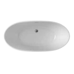 Seamless bathtub Duravit Aphrodite 170×78 cm, white