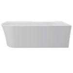 Seamless bathtub Duravit Charlton, right corner, 150 x 75 cm, white