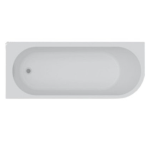 Seamless bathtub Duravit Santorini, north corner, 170 x 70 cm, white