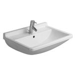 Stark 3 white rectangular sink, 65*48.5 cm, Duravit