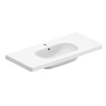 Vanity De Code white rectangular basin, 105*48 cm, Duravit