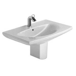 White caro rectangular basin, 70*50.5 cm, Duravit